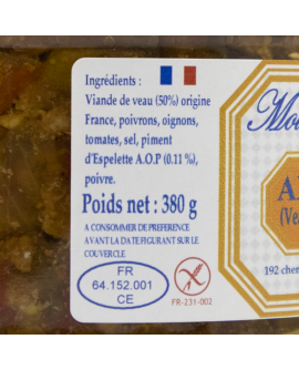 Axoa de veau ingrédients