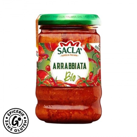 sauce arrabiata sans gluten de la marque Sacla