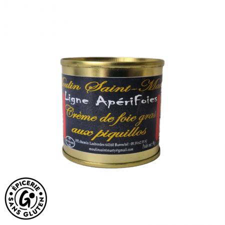 tartinable sans gluten crème de foie gras aux piquillos