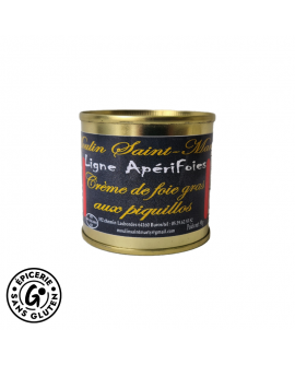 tartinable sans gluten crème de foie gras aux piquillos